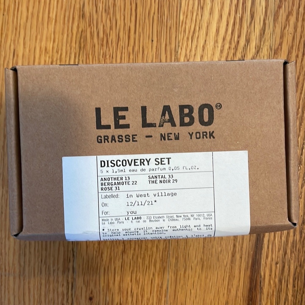 NIB Le Labo Discovery Set